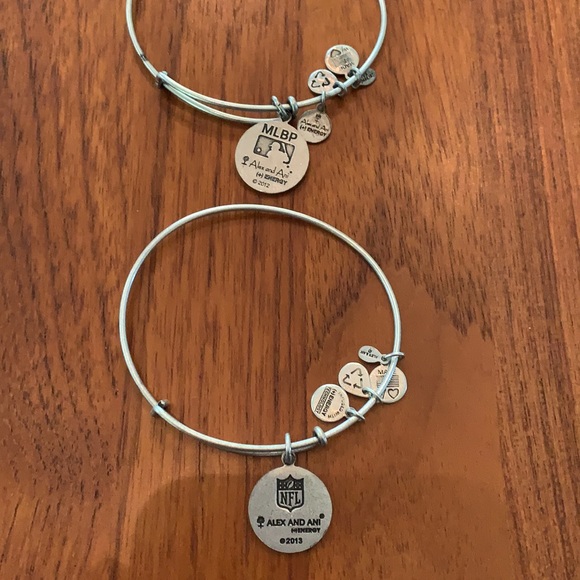 Alex & Ani Florida Sport Team Silver Bangle Set - Picture 3 of 4